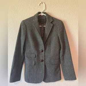 Wool herringbone blazer from J Crew size 0